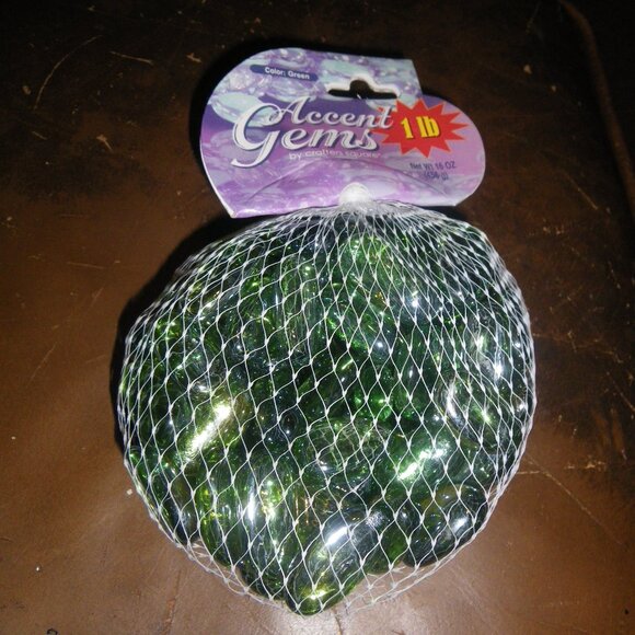 Glass Gems Dome Vase Filler Decorative Beads Marble Pebbles Stones Craft Decor - Picture 1 of 1